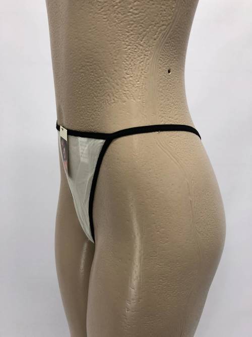 Size S g string white