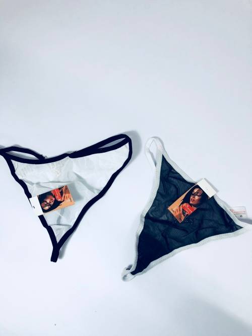 Size S g string white
