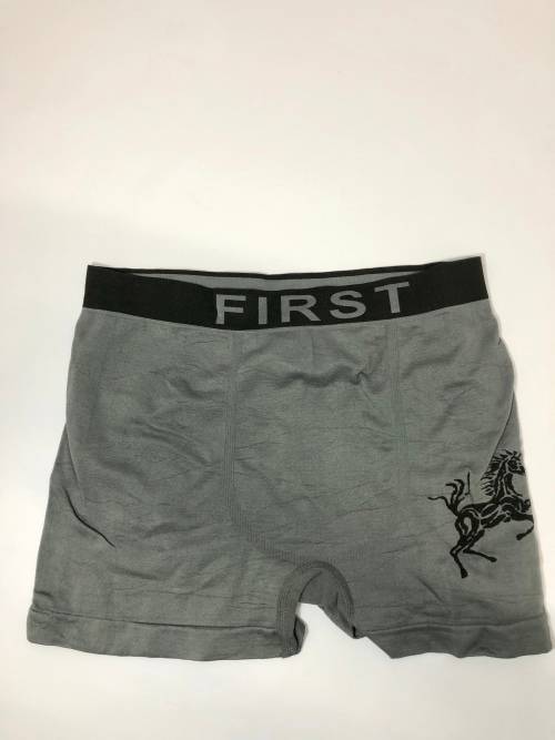 Size M mens box underwear grey