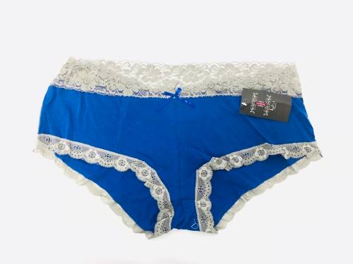 Size XXL lace panty blue