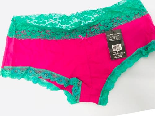 Size XXL lace panty pink