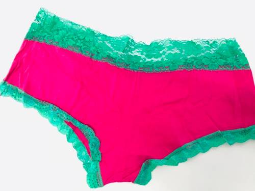 Size XXL lace panty pink