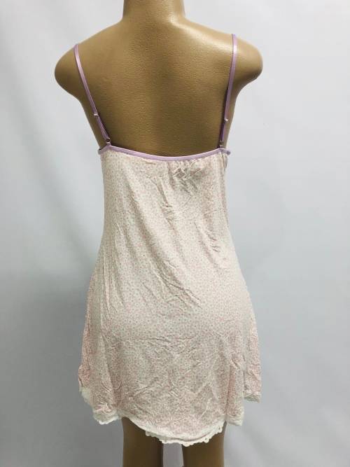 size M white skirt with pink flower