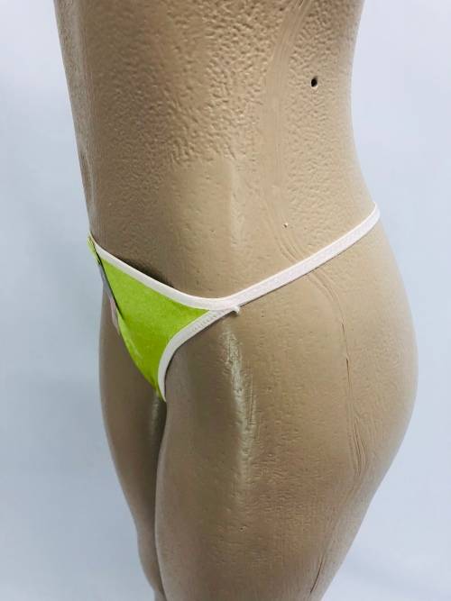 size XS g-strings green