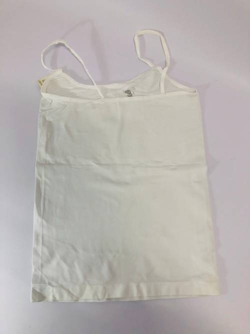 size M cotton top white