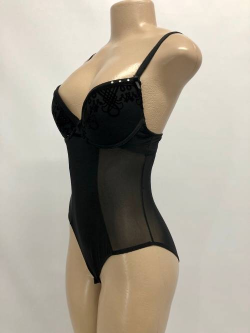 size 32B  black bodysuit