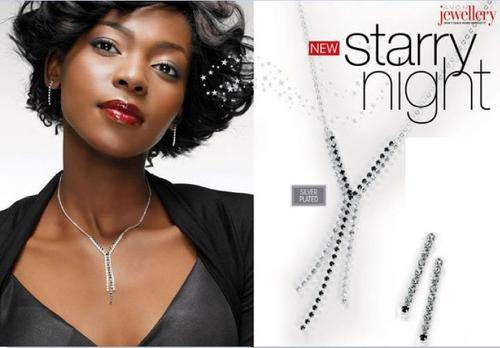 Avon Jewellery necklace and earring set