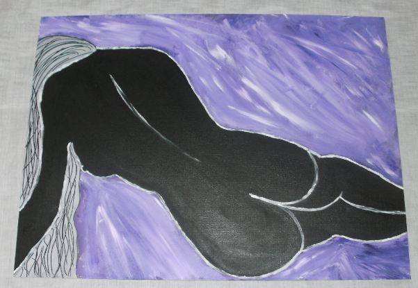 Abstact painting 46cm x 60cm  **Delivery time only 3-7 working days**