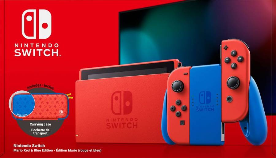 Nintendo Switch - Red Mario Edition