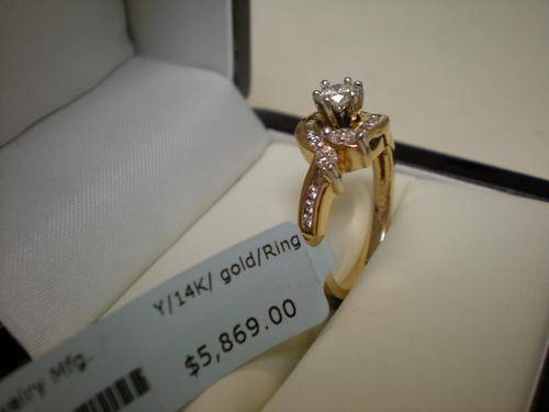 GENUINE CERTIFIED Ring diamond 0.75ctw