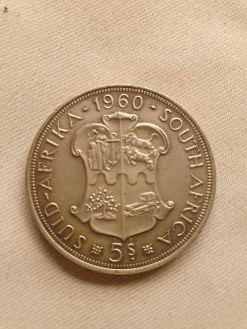 3x 5 Shillings Union of South Africa bid per coin to take all 3
