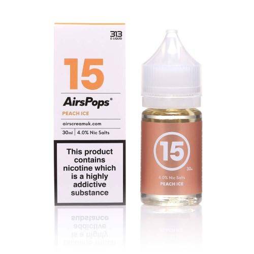 Airscream 313 E-LIQUID Peach Ice 30ml - 4% Nic Salts