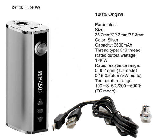 E Cigarette Electronic Cigarette: Eleaf iStick 40W TC