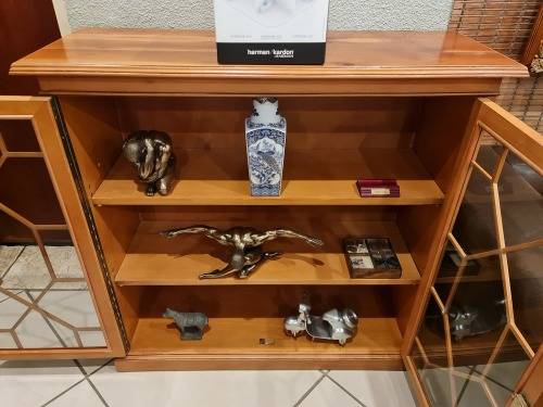 Gordon Fraser Lead Glass Display Cabinet