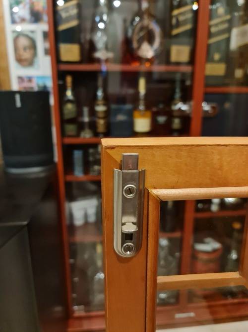 Gordon Fraser Lead Glass Display Cabinet