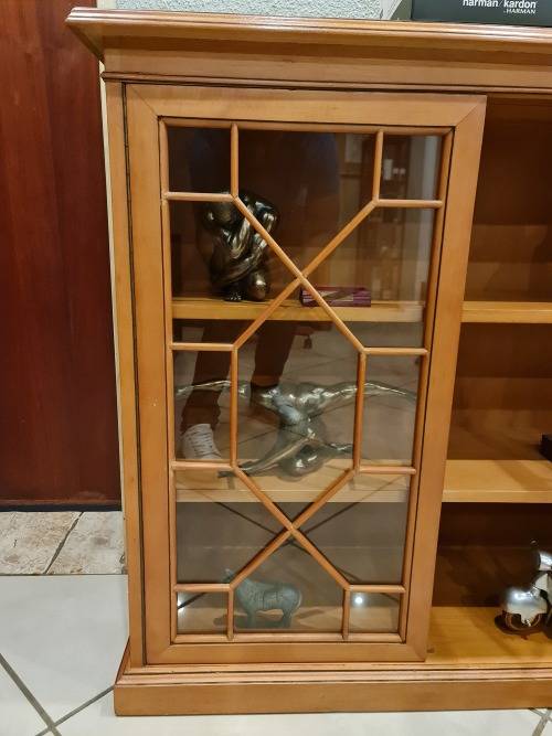 Gordon Fraser Lead Glass Display Cabinet