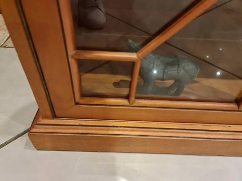 Gordon Fraser Lead Glass Display Cabinet