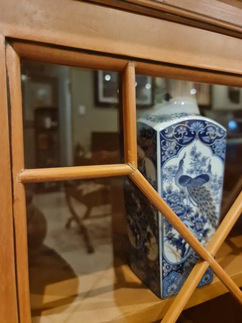 Gordon Fraser Lead Glass Display Cabinet