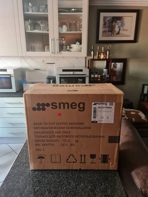 Smeg Retro Bean To Cup Automatic Coffee and Cappuccinos Machine - Matt-Taupe Finish