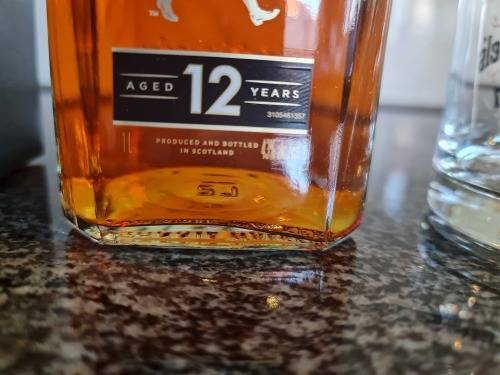 Johnnie Walker Black Label 12 Year Old 1 Litre