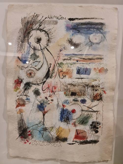 Martin Wenkidu - On the Beach Mixed Media Art