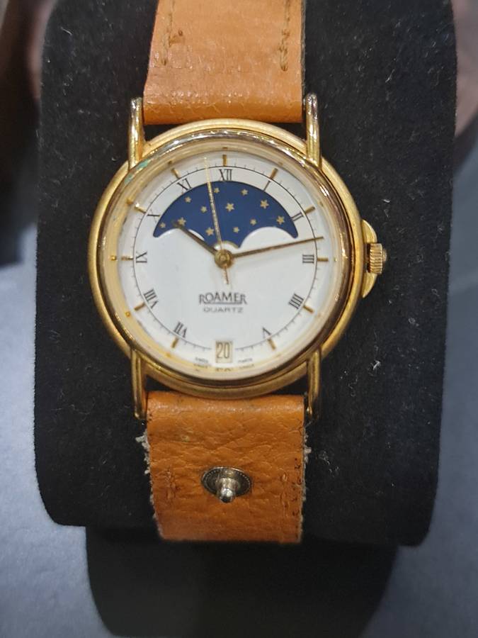 Roamer Quartz Moonphase Vintage Lady`s Watch