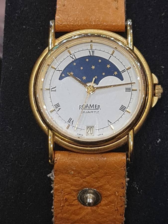 Roamer Quartz Moonphase Vintage Lady`s Watch