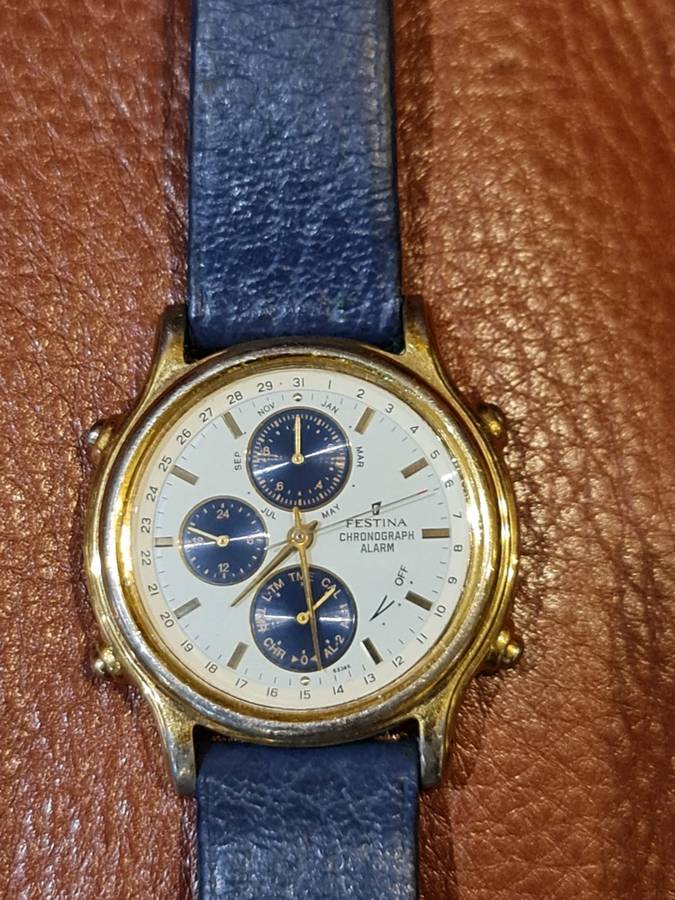 Festina Chronograph Alarm Horloge Chronograph Watch