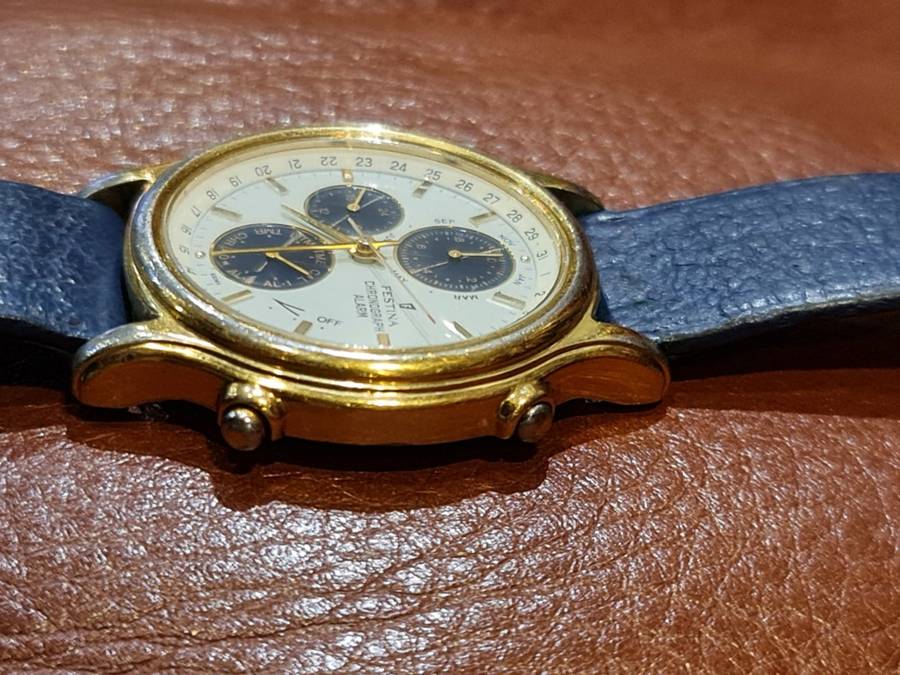 Festina Chronograph Alarm Horloge Chronograph Watch