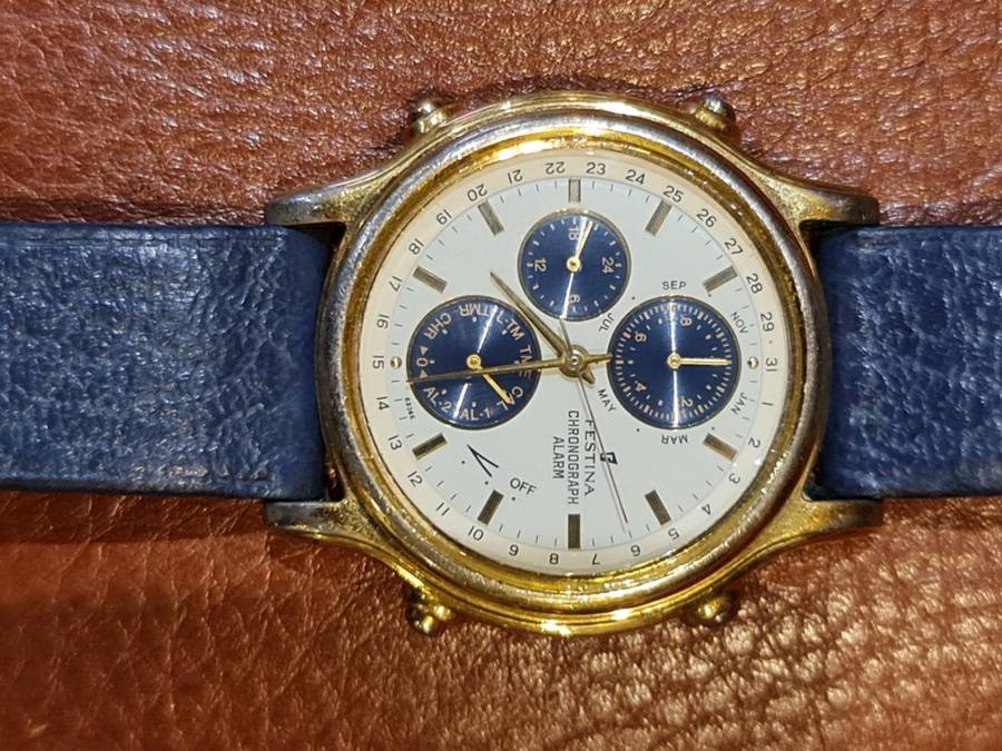 Festina Chronograph Alarm Horloge Chronograph Watch