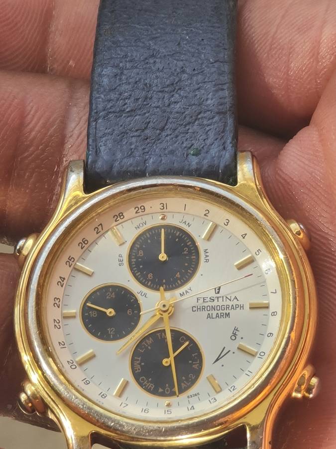 Festina Chronograph Alarm Horloge Chronograph Watch