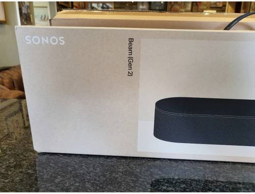 Sonos Beam Gen 2 Soundbar With Arc And Dolby Atmos