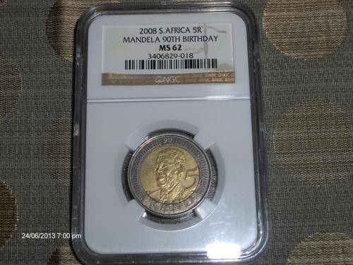 MS 62  Mandela Birthday coin