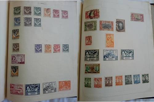 Album in good condition with mixed world stamps! - Only some pages scanned