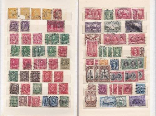 Small Stock Book with Early to Late Canada Collection - Great Selection!!!