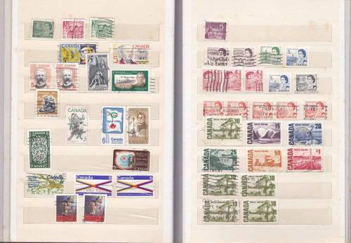 Small Stock Book with Early to Late Canada Collection - Great Selection!!!