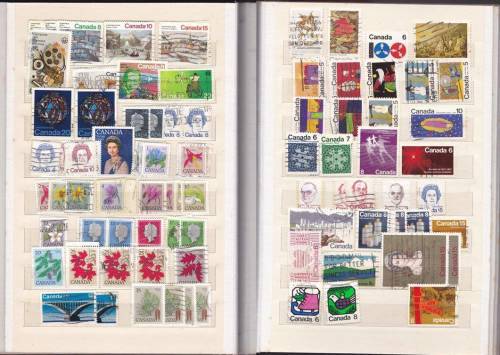 Small Stock Book with Early to Late Canada Collection - Great Selection!!!