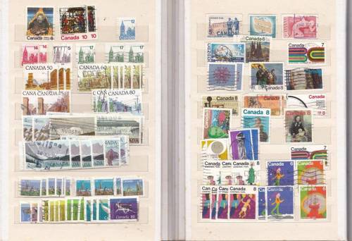 Small Stock Book with Early to Late Canada Collection - Great Selection!!!