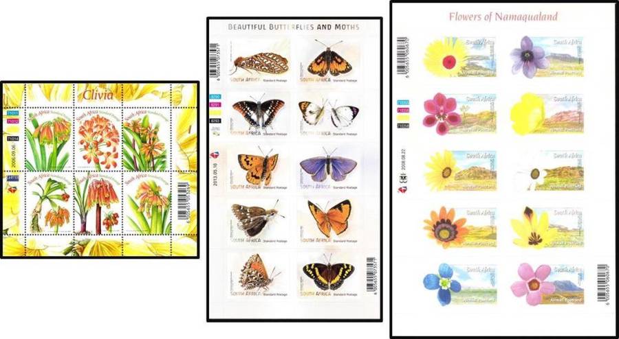 BUTTERFLIES & FLOWERS - 3 x Great UMM (**) Minisheets - POPULAR AND GOOD VALUE