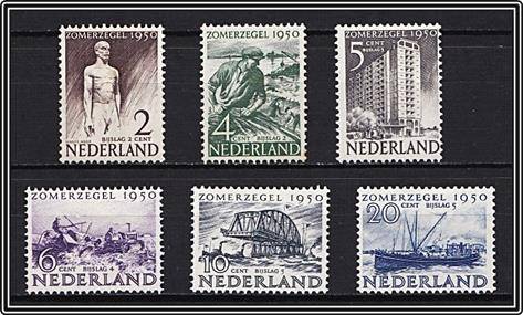 High Value Netherlands 1950 Charity (Somerzegels) Full MM (*) Set ***CV=R1,200+ ***