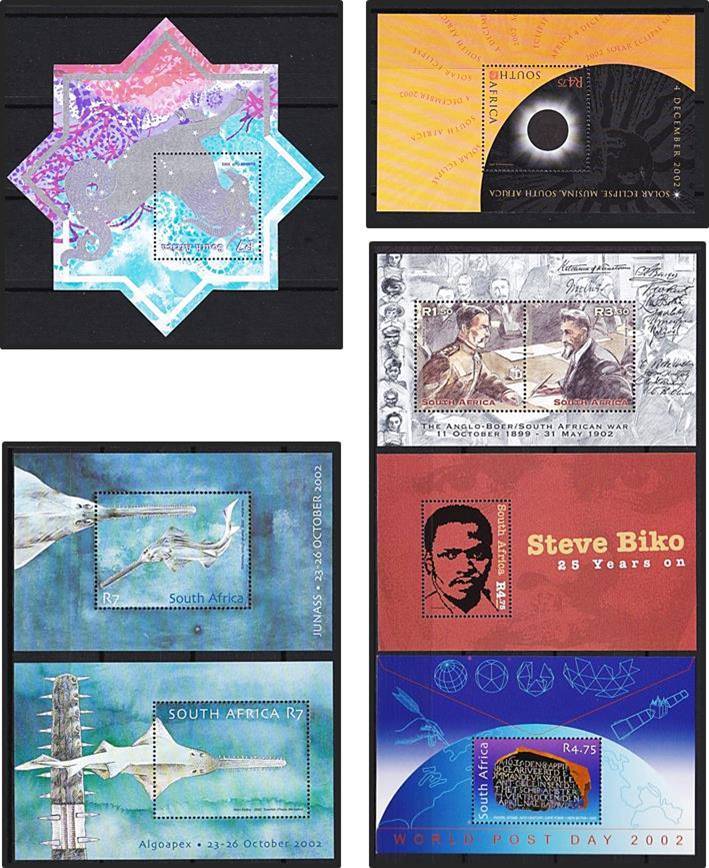 2000-2002 SA UMM (**) Minisheets x 12 *** EXCELLENT ***