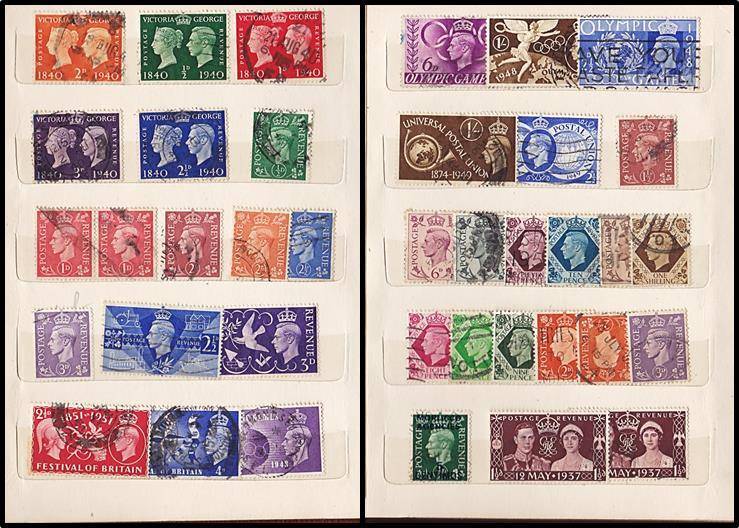 PENNY BLACK & Small Collection of  GBR in Stockbook & Postal History *** GREAT LOT ***