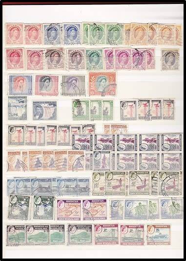 Old LIGHTHOUSE 16/32 Stockbook - Only Partially Scanned *** EXCELLENT RHODESIAS  ***