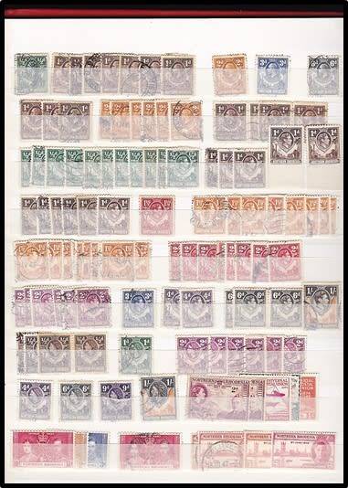 Old LIGHTHOUSE 16/32 Stockbook - Only Partially Scanned *** EXCELLENT RHODESIAS  ***