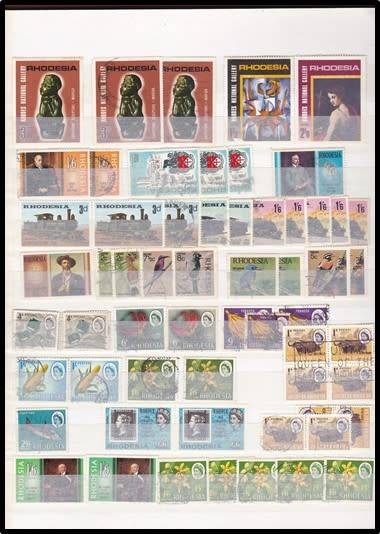 Old LIGHTHOUSE 16/32 Stockbook - Only Partially Scanned *** EXCELLENT RHODESIAS  ***