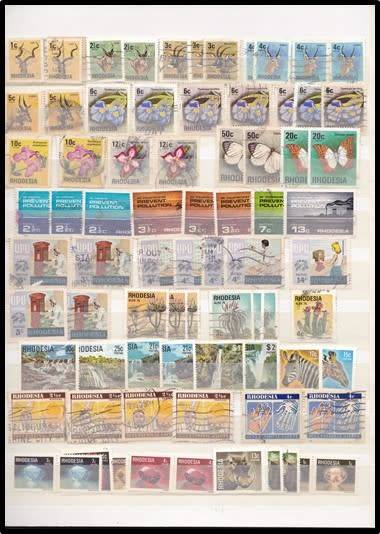 Old LIGHTHOUSE 16/32 Stockbook - Only Partially Scanned *** EXCELLENT RHODESIAS  ***