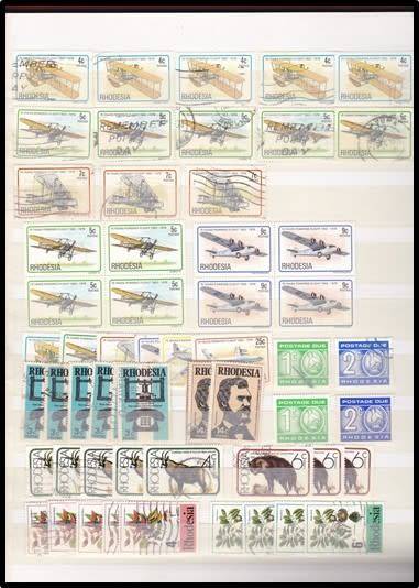 Old LIGHTHOUSE 16/32 Stockbook - Only Partially Scanned *** EXCELLENT RHODESIAS  ***