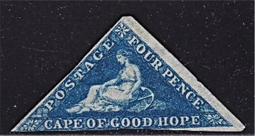 1855/63 CoGH 4d Triangle Mint/No Gum CC.6a & Certificate  *** CV  R27,000 ***