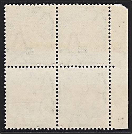 1935 Union 1/2d MM/UMM Marginal Coil Block Perf.13,5x14  - CC.55b - R970