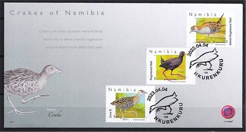 Fresh 2023 Namibian Crakes UMM(**) Set & FDC *** 2023 Issue ***